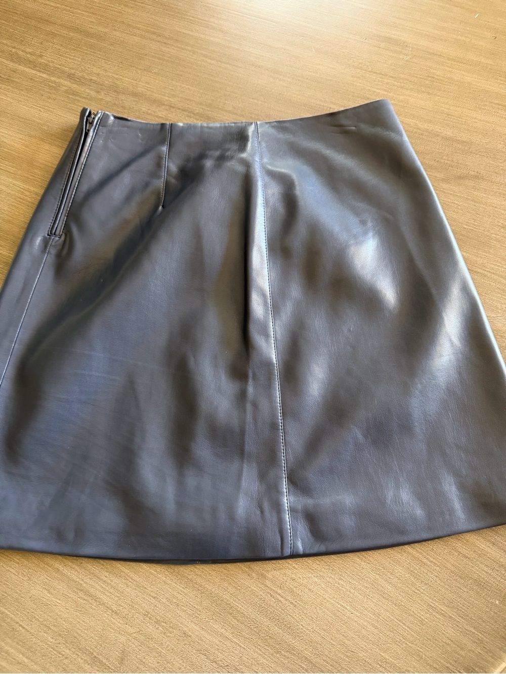 J CREW 00 Fairfax skirt in faux leather CQ251 - Picture 5 of 6